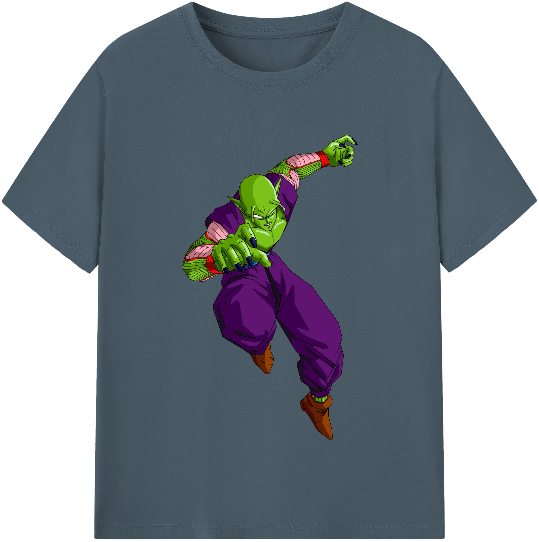 （画像用） ドラゴンボール ピッコロ DRAGON BALL Piccolo 綿100％半袖Tシャツ（フロントプリント）